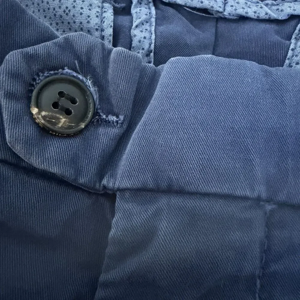 Peter Millar Crown Crafted Men's Size 33 Blue Performance Pants Golf Chino